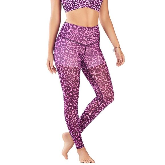 Fabletics High-Waisted Pure Lux Sheer Mesh Leggings Sz XS - Picture 1 of 7
